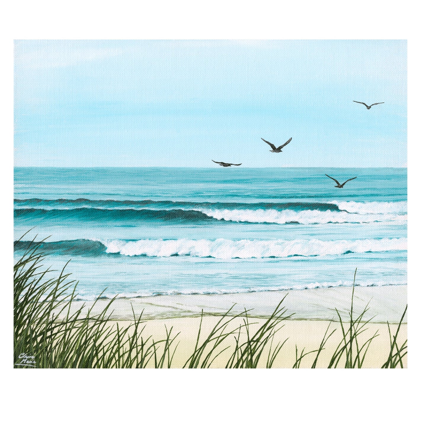 'Ocean Whispers' Framed fine art print