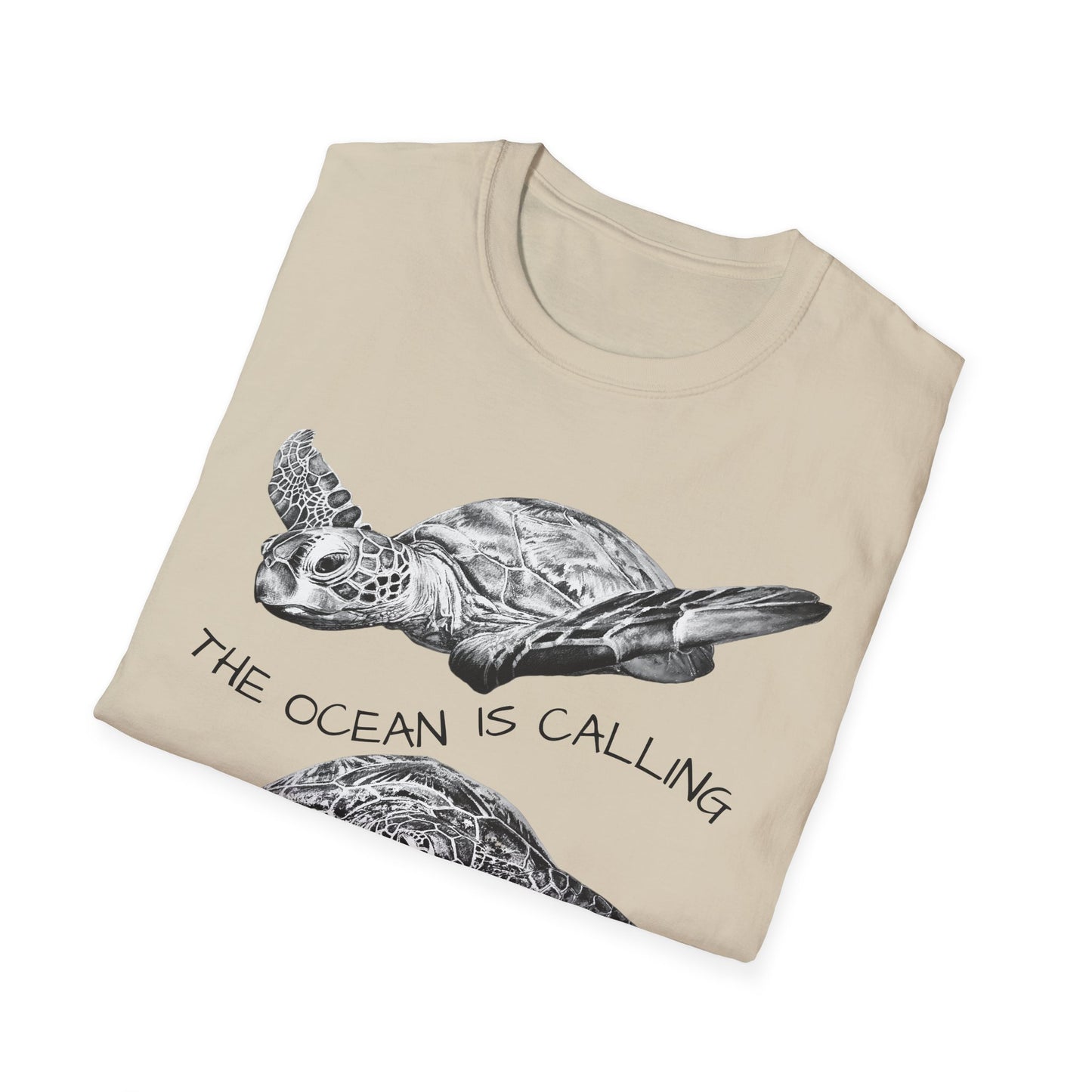Sea Turtle 'The Ocean Is Calling' T-Shirt