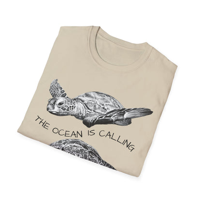 Sea Turtle 'The Ocean Is Calling' T-Shirt