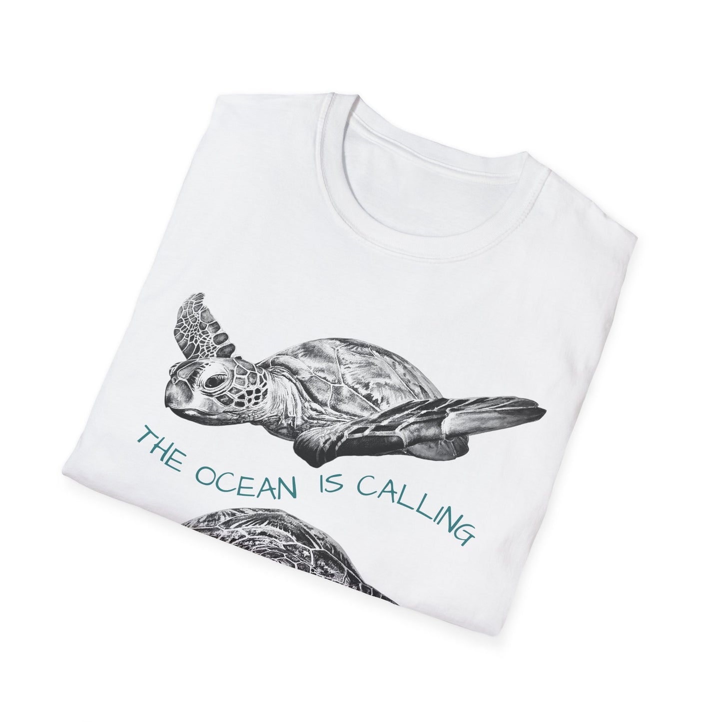 Sea Turtle 'The Ocean Is Calling' T-Shirt