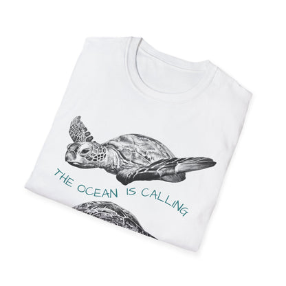 Sea Turtle 'The Ocean Is Calling' T-Shirt