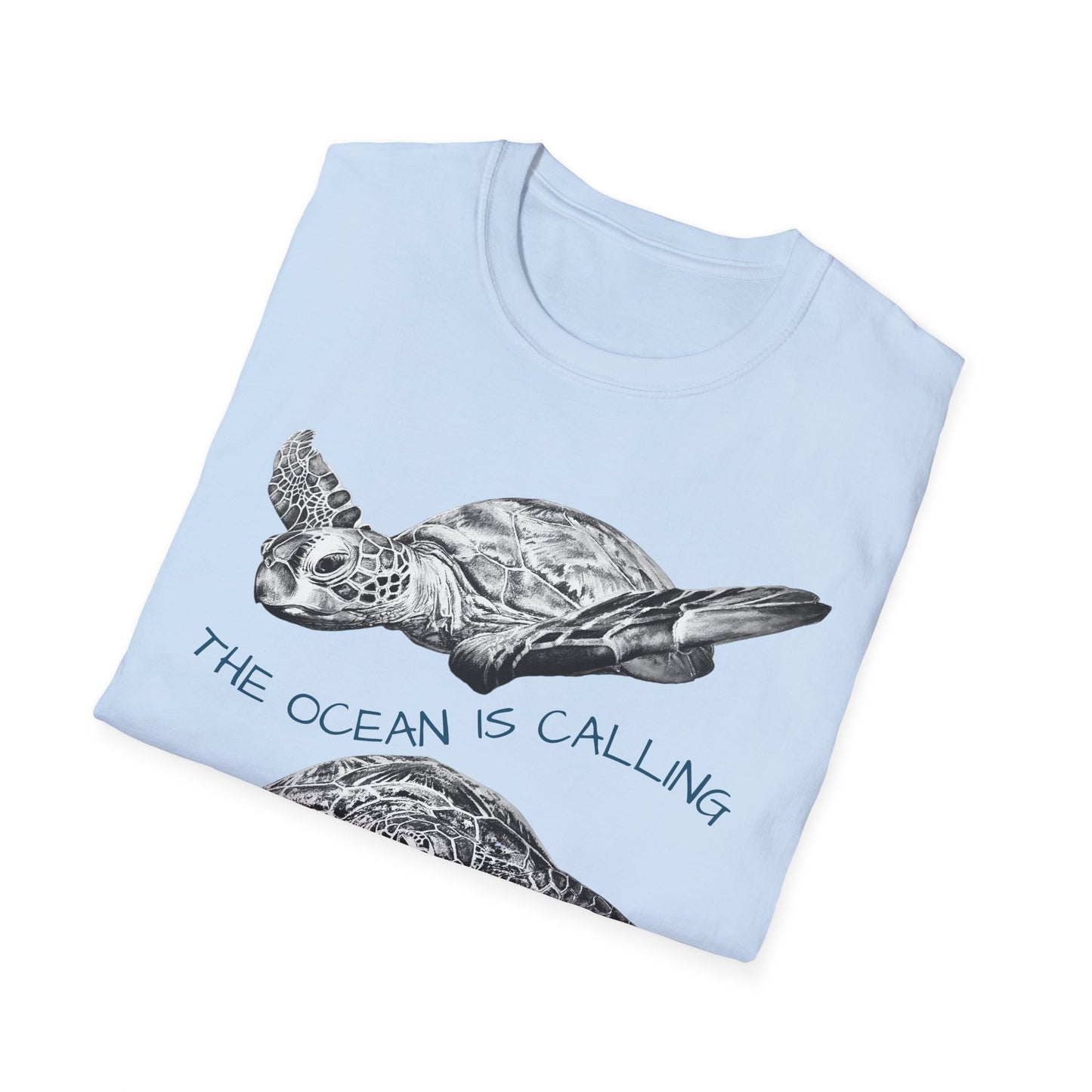 Sea Turtle 'The Ocean Is Calling' T-Shirt