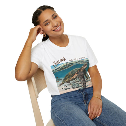 Sea Turtle T-Shirt - 'Chunk the Sea Turtle' Design