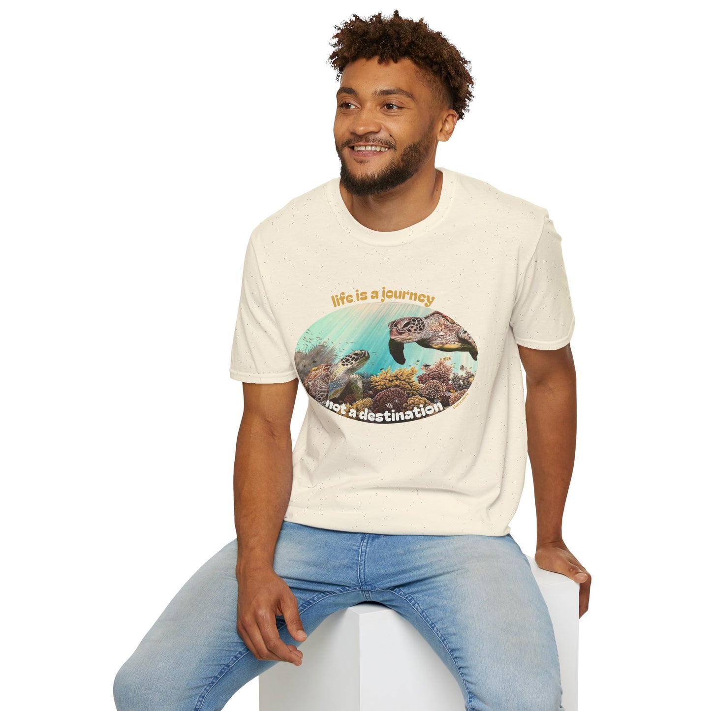 'Life is a Journey' Underwater Garden T-Shirt