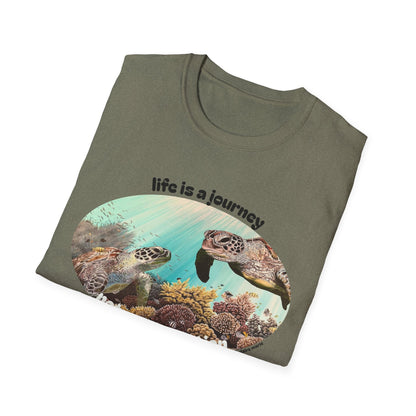 'Life is a Journey' Underwater Garden T-Shirt