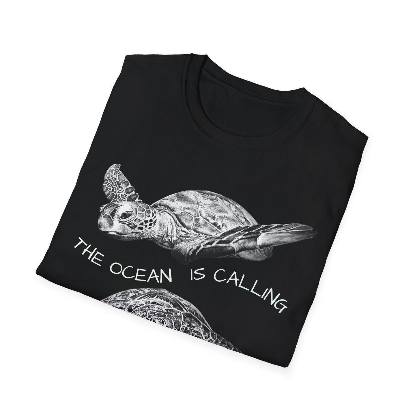 Sea Turtle 'The Ocean Is Calling' T-Shirt