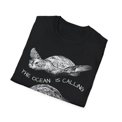 Sea Turtle 'The Ocean Is Calling' T-Shirt