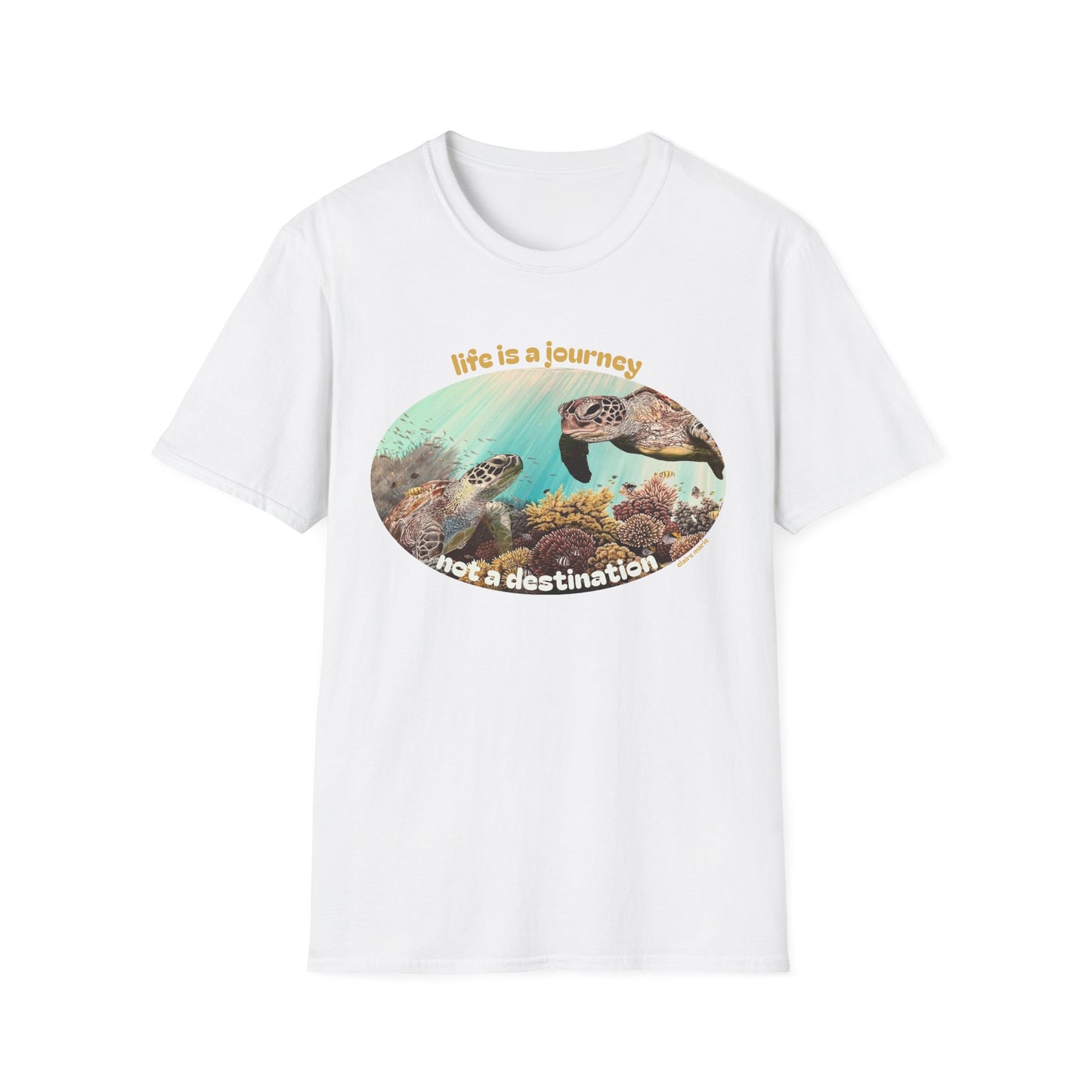 'Life is a Journey' Underwater Garden T-Shirt