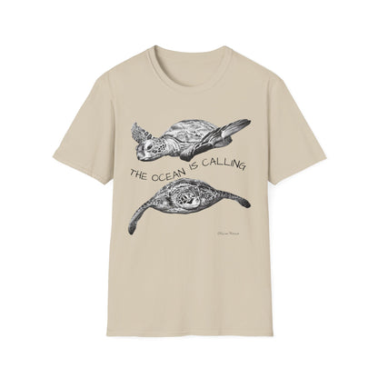 Sea Turtle 'The Ocean Is Calling' T-Shirt
