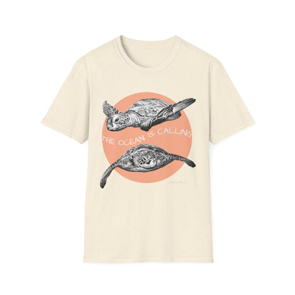 Sea Turtle 'The Ocean Is Calling' T-Shirt