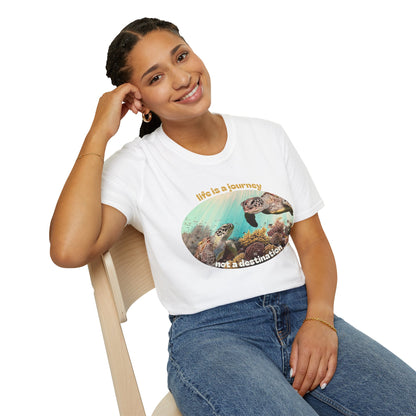 'Life is a Journey' Underwater Garden T-Shirt