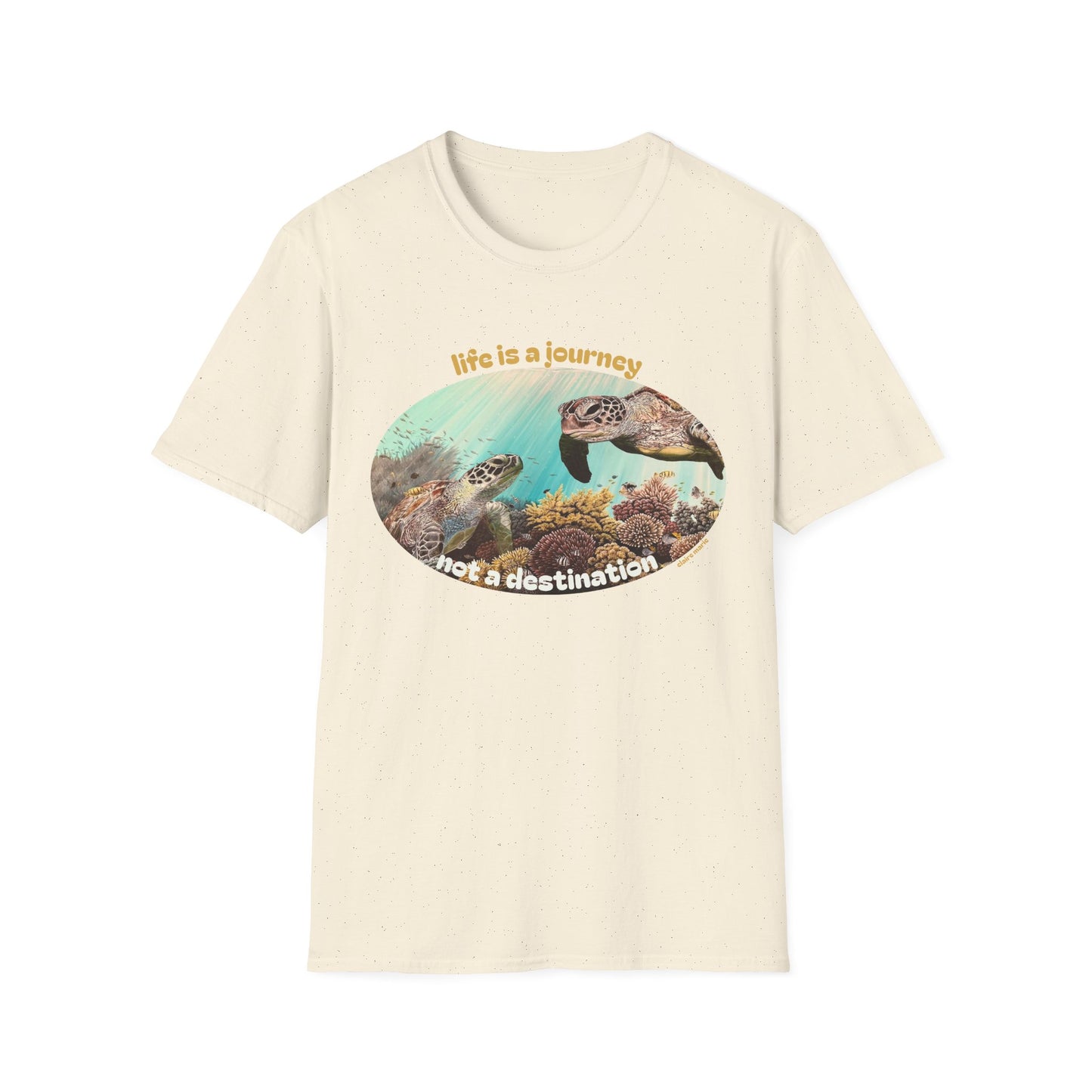 'Life is a Journey' Underwater Garden T-Shirt