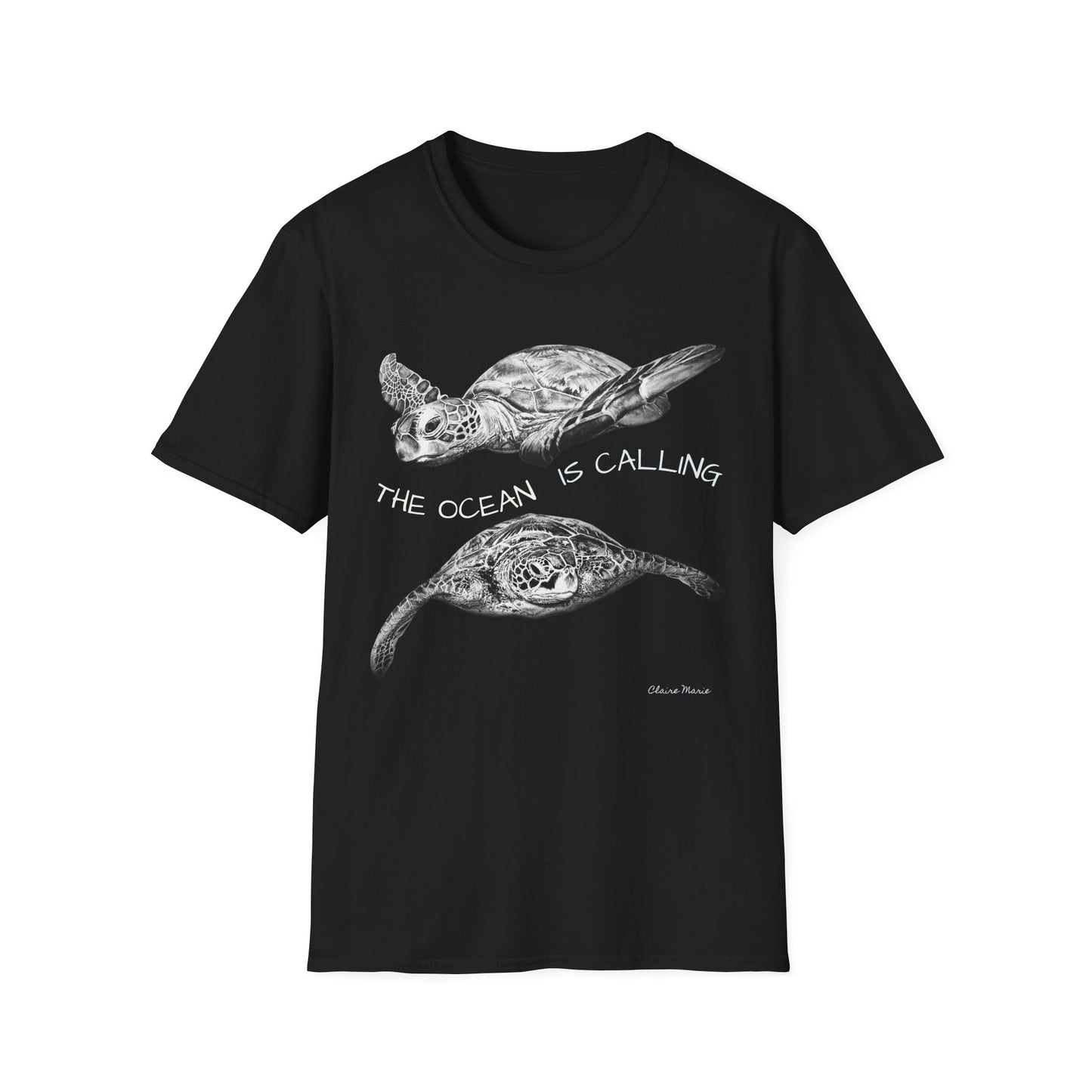 Sea Turtle 'The Ocean Is Calling' T-Shirt