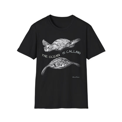 Sea Turtle 'The Ocean Is Calling' T-Shirt