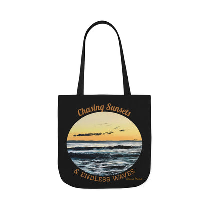 Canvas Tote — "Chasing Sunsets & Endless Waves" — Limited Edition