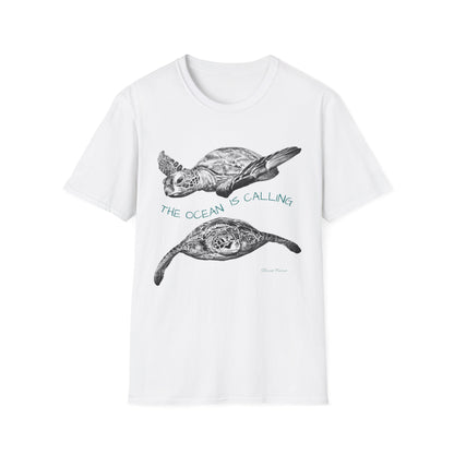 Sea Turtle 'The Ocean Is Calling' T-Shirt