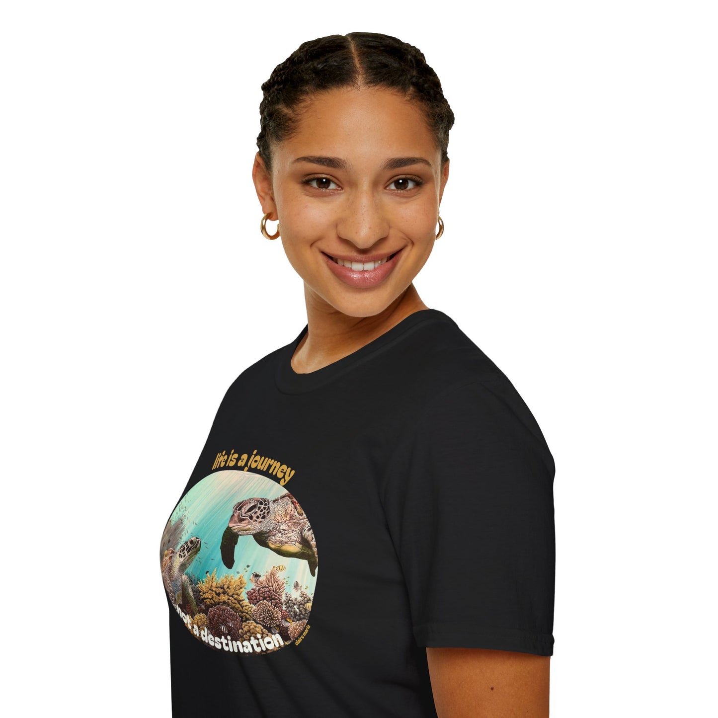 'Life is a Journey' Underwater Garden T-Shirt