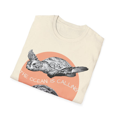 Sea Turtle 'The Ocean Is Calling' T-Shirt