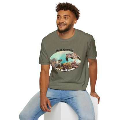 'Life is a Journey' Underwater Garden T-Shirt
