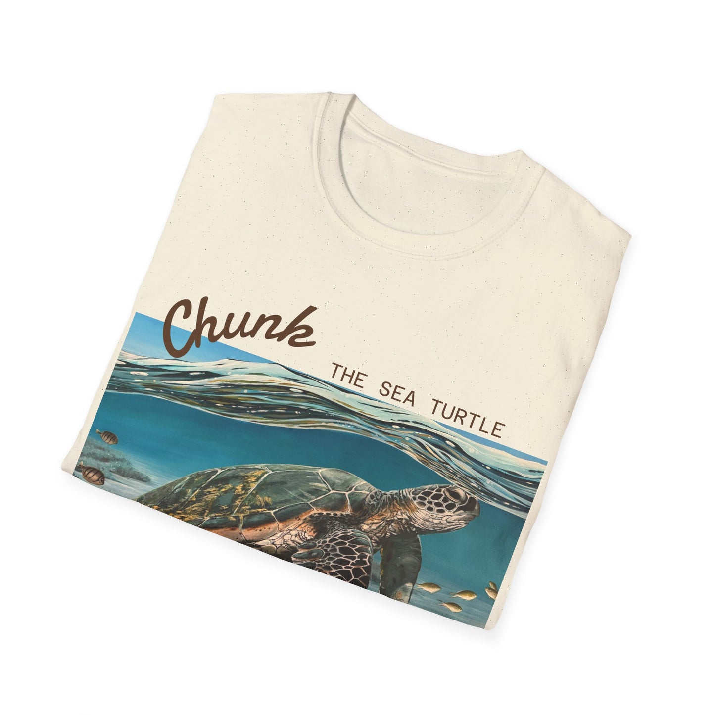 Sea Turtle T-Shirt - 'Chunk the Sea Turtle' Design