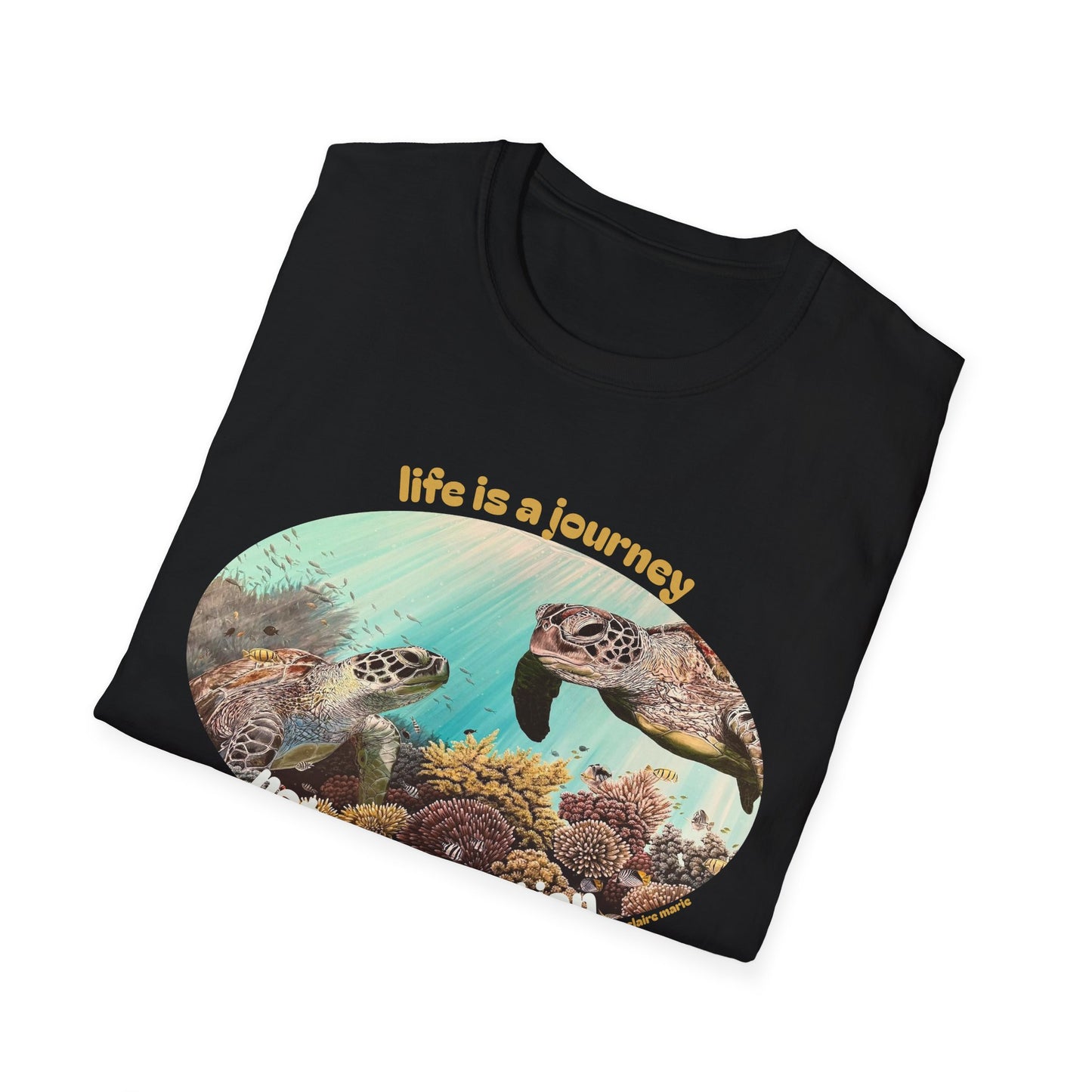 'Life is a Journey' Underwater Garden T-Shirt