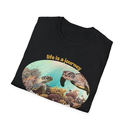 'Life is a Journey' Underwater Garden T-Shirt