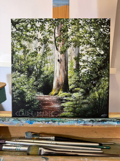 "Margaret’s Place" original acrylic painting on canvas (300 x 300mm)