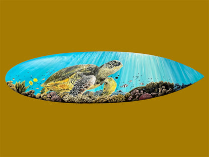 "Beam me up Scotty" Surfboard artwork