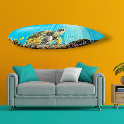 "Beam me up Scotty" Surfboard artwork