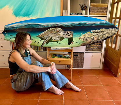 My LAST Custom Hand-Painted Surfboard - Number 100 of 100