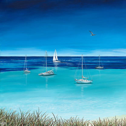 'Tranquility - Longreach bay' framed and mounted fine art prints