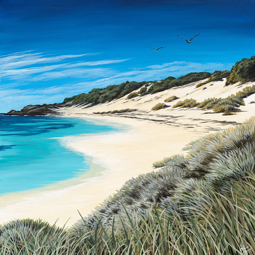 "Tranquility - Longreach Bay No. 3" - limited edition 30 x 30 cm fine art print